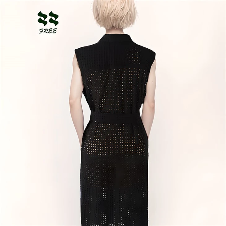 Black Lace Midi Dress